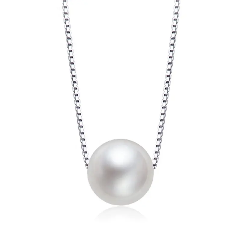 CMX02 Charm Shell design Pearl Jewelry 925 sterling silver Pearl Necklace Pendant