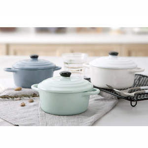 Grès de la cuisine à domicile, marmite chauffante en céramique contrôlée nordique, <span class=keywords><strong>mini</strong></span> casseroles avec poignées - Product Image 6