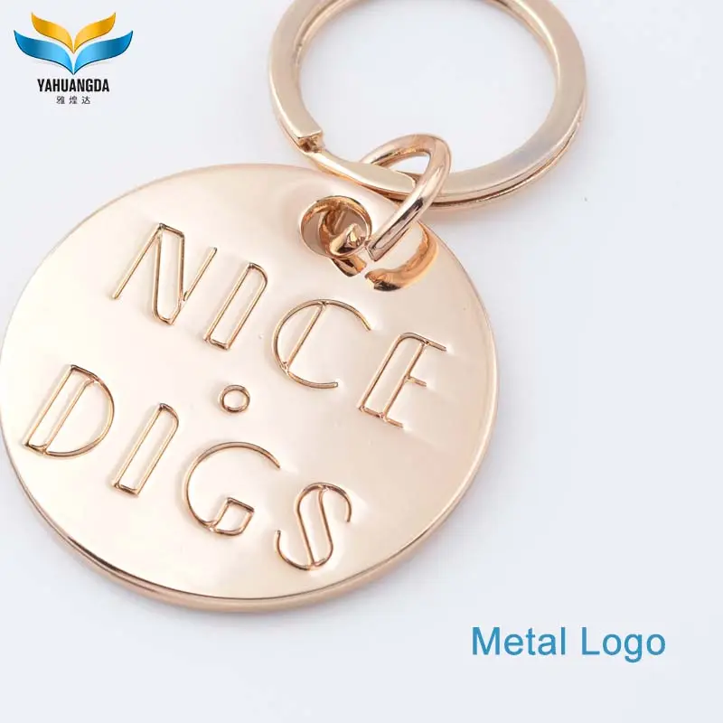Metal Labels Manufacturer Wholesale Custom Made Zinc Alloy Metal Logo Charms