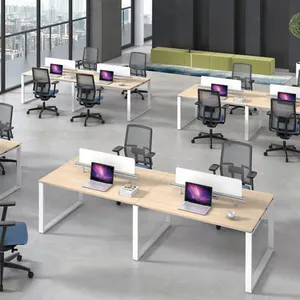 Table de bureau personnel, ensemble de bureau pour 4 personnes