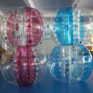 Burbuja inflable de 0,7 mmTPU de 1,5 m de diámetro, color a rayas, pelota de fútbol - Product Image 4