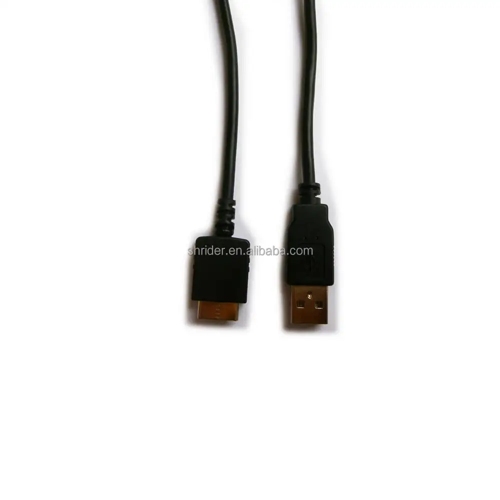 Cabo usb de carregamento sincronização para sony walkman, mp3, mp4 player