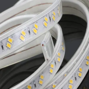 כפול גלם 220V מתח גבוה led 5730 120 נוריות גמישה רצועת אור התוספת קידום מחיר led אור