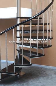 Alta calidad hechos a mano <span class=keywords><strong>de</strong></span> acero <span class=keywords><strong>de</strong></span> <span class=keywords><strong>madera</strong></span> escaleras <span class=keywords><strong>de</strong></span> <span class=keywords><strong>caracol</strong></span> - Product Image 1