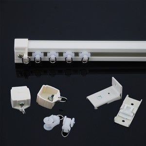 Clips de rail de <span class=keywords><strong>rideau</strong></span> Acrimo, rail de <span class=keywords><strong>rideau</strong></span> de fenêtre en <span class=keywords><strong>PVC</strong></span> flexible et pliable, support de plafond, rail de <span class=keywords><strong>rideau</strong></span> pliable - Product Image 6