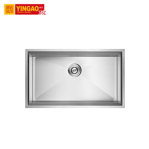 Food Grade fatti a mano doppio ciotola sottopiano 304 acciaio inossidabile <span class=keywords><strong>lavello</strong></span> - Product Image 4