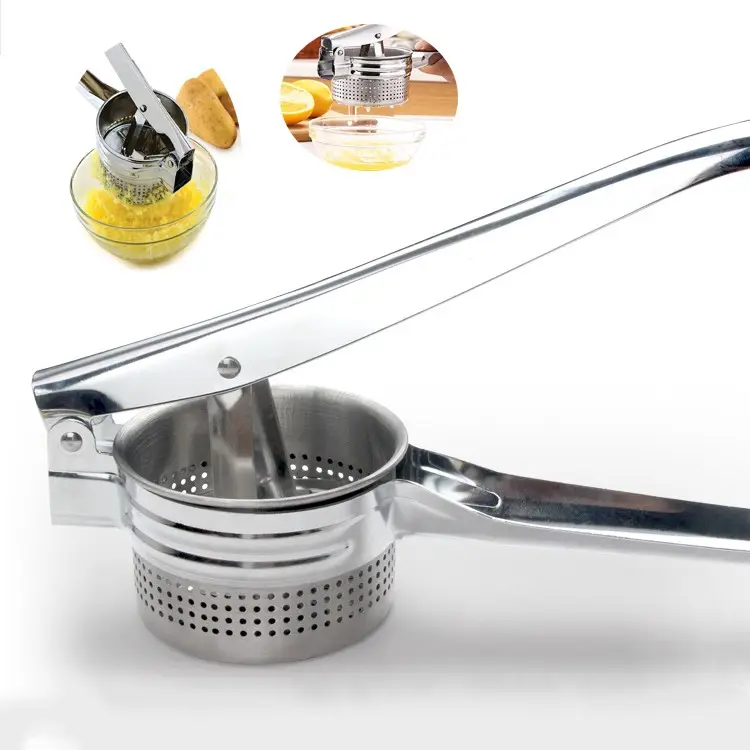 Best Sell Kitchen Tools Cheap Stainless Steel Chef Potato Ricer & Masher Wholesale