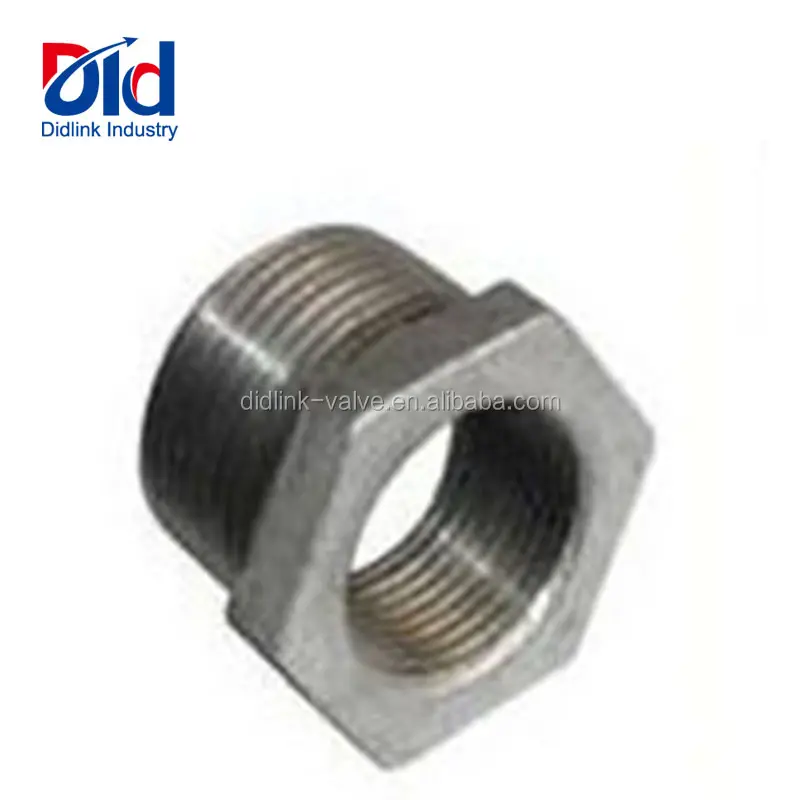 Steel Plumbing Pipe Fitting Water Tee Joint Threaded Tube To Adapter Type Of Malleable Iron Bushing