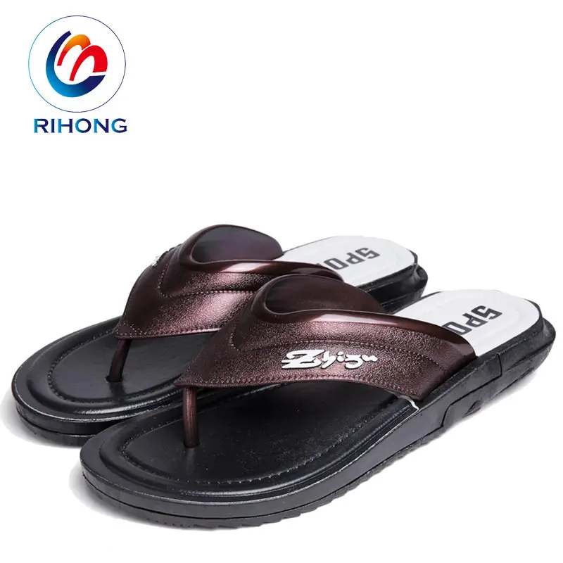 from China cheap wholesale pvc pcu men premium comfort slipper