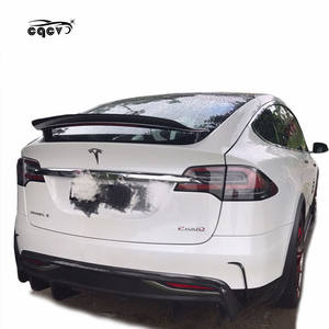 Kit de carrosserie RZ en fibre de carbone, jupes latérales et becquet d'aile, pour le modèle Tesla <span class=keywords><strong>X</strong></span>, vêtement de haute qualité, offre spéciale - Product Image 3