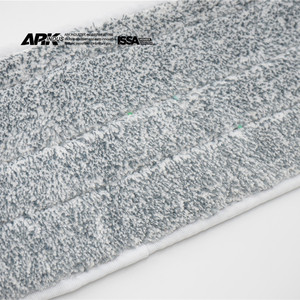 Microfibre d'ouatine de corail de peluche humide crochet et boucle industriels tampon de vadrouille manche en tissu sec vadrouille humide - Product Image 4