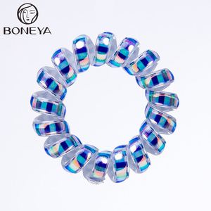 Hot bán tóc đàn hồi quan hệ điện thoại dây tóc Nhẫn ban nhạc với hộp cho phụ nữ cô gái chấp nhận tùy chỉnh - Product Image 4