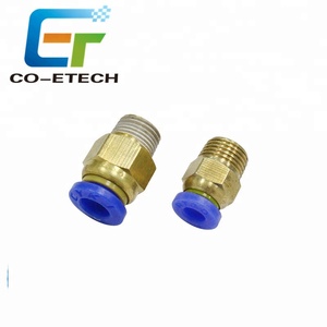 PC4-01ดันทรงนิวเมติกขนาด1.75มม. PC6-01 3.0มม. สำหรับเครื่องพิมพ์3D V5ตัวเชื่อมต่อหัว J-HEAD แบบระยะไกล - Product Image 5