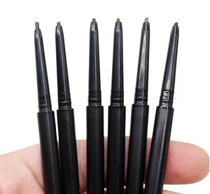 Wholesale Black Eyebrow Pencil Custom Private Logo Double Head Eye Brow Pencil Waterproof Eyebrow Liner