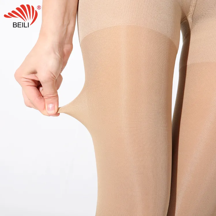 20 anni produttore delle donne sottili delle ghette sottile stretto per il modellamento del corpo di grado medico luce calze a compressione collant