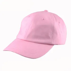 베스트 셀러 핑크 일반 아빠 모자 대량 태양 야외 야구 모자 로고