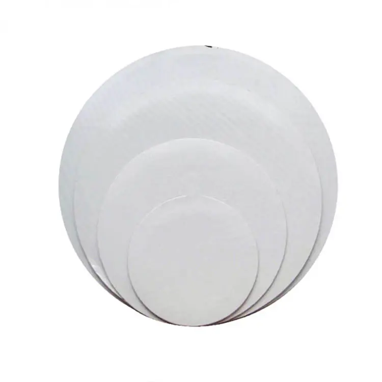 disposable paper cake pads, corrugated white cake circles,round cardboard cake trays