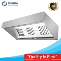 Assembling Commercial Kitchen Stainless Steel Filter hood, extractor kitchen chimney hood Stainless Steel 304