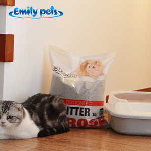 Litière pour chat 100% bentonite de sodium For Emily Pets, fournitures pour animaux de compagnie en diatomite de Chine, effet agglomérant - Product Image 5