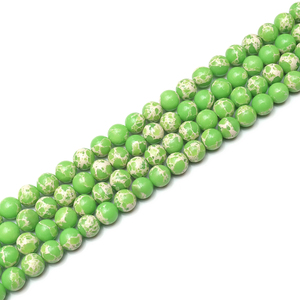 Barato turquesa piedras preciosas perlas sueltas ronda 6mm 8mm energía poder curativo para la joyería China <span class=keywords><strong>azul</strong></span> turquesa - Product Image 2
