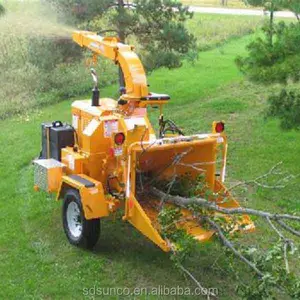 CE Phê Duyệt 30hp Động Cơ Diesel Điều Khiển Gỗ Chipper Máy