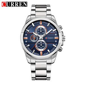 Reloj de Pulsera de Cuarzo para <span class=keywords><strong>Hombre</strong></span> CURREN 8274, Casual, de Negocios y de <span class=keywords><strong>Lujo</strong></span> con Correa de Acero Inoxidable, Cronógrafo de Moda Resistente al Agua - Product Image 2