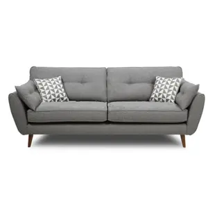 China suppler living room Scandinavian design Modern style simple grey fabric lounge sofa and loveseat sofa couch for sale