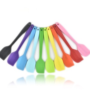 2 Ukuran Spatula Silikon Warna-Warni untuk Memasak dan Memanggang, Set Alat Tahan Panas Anti Lengket - Product Image 3