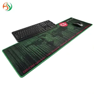 เย็บขอบยางกันลื่นเกม Mousepad XXL 70x30 ซม. เมาส์ยาวพร้อมพื้นผิวผ้าเรียบ