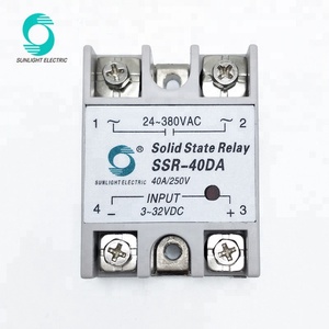ZG3NC-240B SSR-40DA 3-32 В постоянного тока до 24-240 В переменного тока 40 А твердотельное реле ssr - Product Image 2