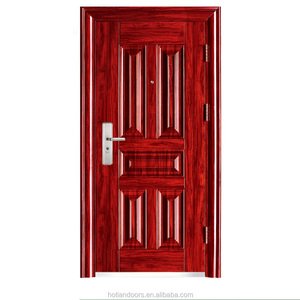 2018 residencial puertas de seguridad de acero inoxidable parrilla de hierro puerta de diseño para la casa - Product Image 4