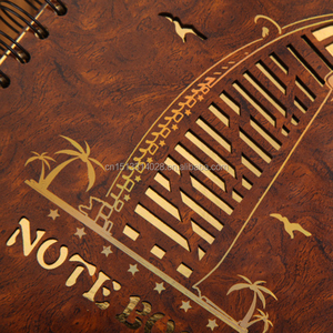 Nhà Máy Chuyên Nghiệp Tùy Chỉnh Xoắn Ốc Tre Bìa Máy Tính Xách Tay Bìa Gỗ Kế Hoạch Nhật Ký - Product Image 5