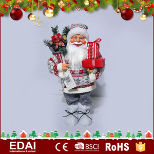 2017 al por mayor <span class=keywords><strong>de</strong></span> color personalizado 60 cm Santa Claus <span class=keywords><strong>muñeca</strong></span> <span class=keywords><strong>de</strong></span> plástico con ropa <span class=keywords><strong>de</strong></span> tela para la decoración <span class=keywords><strong>de</strong></span> Navidad - Product Image 6