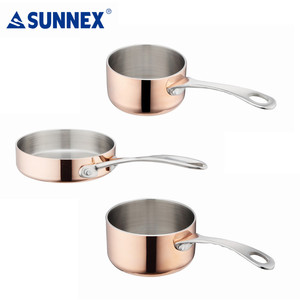 SUNNEX-olla de Chafing profesional de varios tamaños, 2022x5 cm, Mini utensilios de cocina multitamaño, sartén para salsa, Catering, Hotel, cocina, gran oferta, 8,5 - Product Image 4