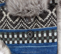 Venta al por mayor, Ushanka rusa, novedad, invierno, piel sintética forrada, Poly Trooper Aviator, gorra de esquí de Bombardero