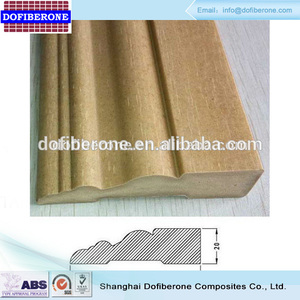 A prueba de agua de la viruta textura PVC WPC jamba de la puerta marco de la puerta - Product Image 5