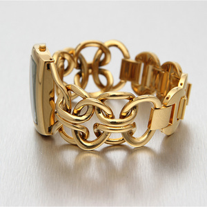 Reloj de pulsera de lujo con logotipo personalizado para mujer, pulsera de oro de 24K resistente al agua con movimiento japonés - Product Image 6