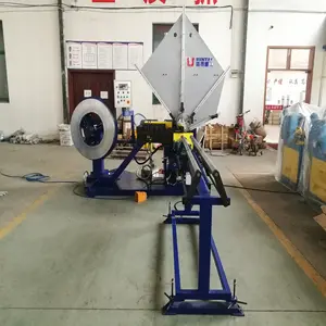 Máquina de fabricación/formado de conductos de aire redondos en espiral automática y formadora de tubos de aire