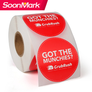 Tùy Chỉnh Vòng Giấy Logo Nhãn Dán, Màu Thực Phẩm Jar <span class=keywords><strong>Seal</strong></span> Sticker In Ấn, Thông Tư Logo Nhãn - Product Image 2