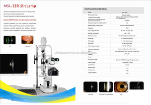 Mejor precio china MSL-3ER oftalmología lámpara de hendidura con función de grabación de vídeo - Product Image 4