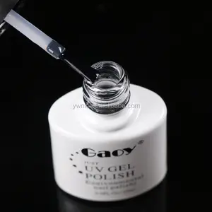 TSZS 고품질 GAOY No Wipe Long Wear Tempered 네일 탑 코트 클리어 7.5 ml 하이 샤인 젤 매니큐어 탑 코트