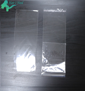 ถุงพลาสติกใสแบบมีกาวในตัวสำหรับบรรจุผมต่อ ขนาด 10 นิ้ว ถึง 30 นิ้ว - Product Image 4