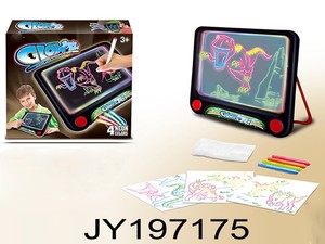 Bloc de Dibujo Mágico para Niños, Tablero de Dibujo 3D Luminoso, Bloc de Dibujo Educativo con Diseño de Dinosaurios, con 2 Gafas 3D - Product Image 5