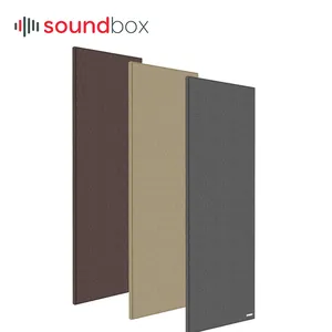 Hoàn Toàn Tự Nhiên Sợi Màu Xanh Lá Cây Acoustic Wool Wall Panel Âm Thanh Hấp Thụ Dễ Dàng Để Cài Đặt