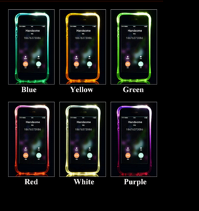 Flash lumière appel clignotant TPU cas de téléphone portable pour l'iphone 6 6 <span class=keywords><strong>s</strong></span> - Product Image 2