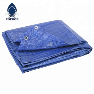 Geel Gelamineerd Dekzeil Stof Waterdichting 140GSM Pe Dekzeil, Die Plastic Canvas Poly Tarp