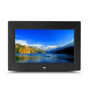 2024 DPF-1010 English Mp3 Mp4 Video Loop Blue Film Advertising Player 10 Inch Digital Photo Picture Frames