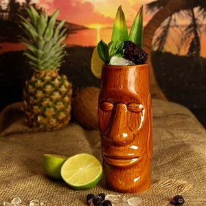 Custom Brown <strong>Easter</strong> Island Ceramic Tiki <strong>Mug</strong> - Product Image 5