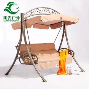 2016 Top-selling Cast Iron 2 Seats Outdoor Garden Swing