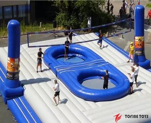 Campi da terra all'aperto sport gonfiabili <span class=keywords><strong>giochi</strong></span> <span class=keywords><strong>di</strong></span> <span class=keywords><strong>pallavolo</strong></span> per i bambini e gli adulti - Product Image 3